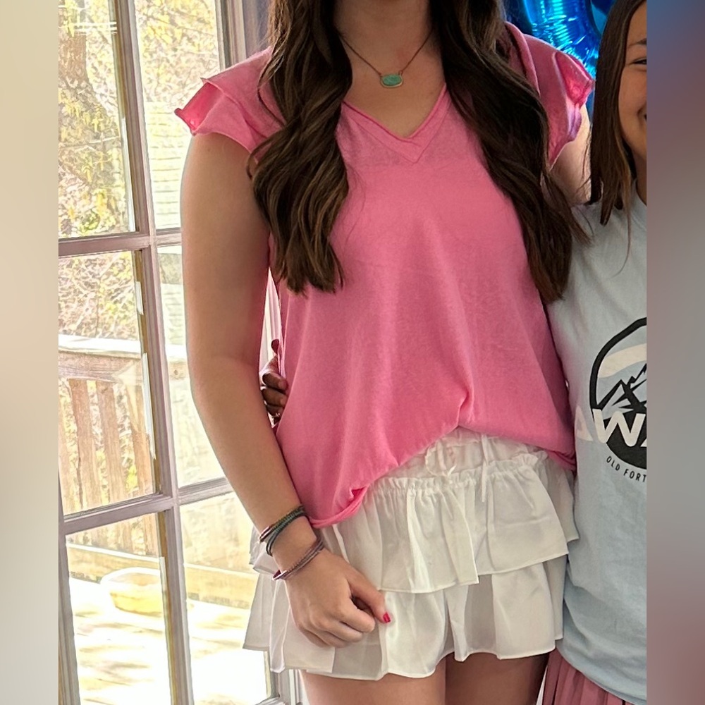 Light pink top